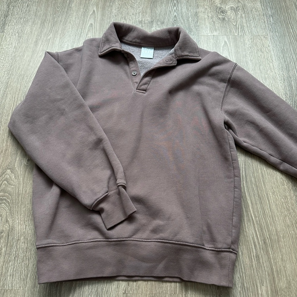 Aritzia TNA purple sweatshirt
